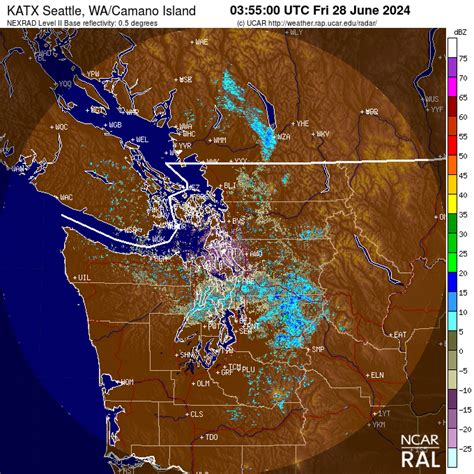 Seattle rain radar - 10 Day Weather - Seattle, WA As of 12:00 am PST Tonight --/ 40° 6% Sun 18 | Night 40° 6% NNE 3 mph Clear to partly cloudy. Low around 40F. Winds light and variable. …